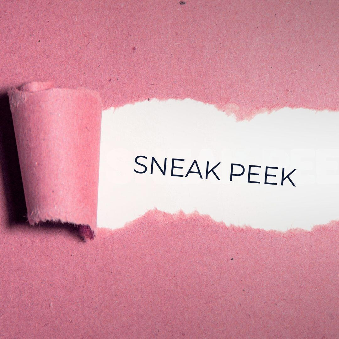 Sneak Peak of Live Loved by Rebecca Demers Image saying "Sneak Peak" as a header for the preview of Live Loved by Rebecca Demers