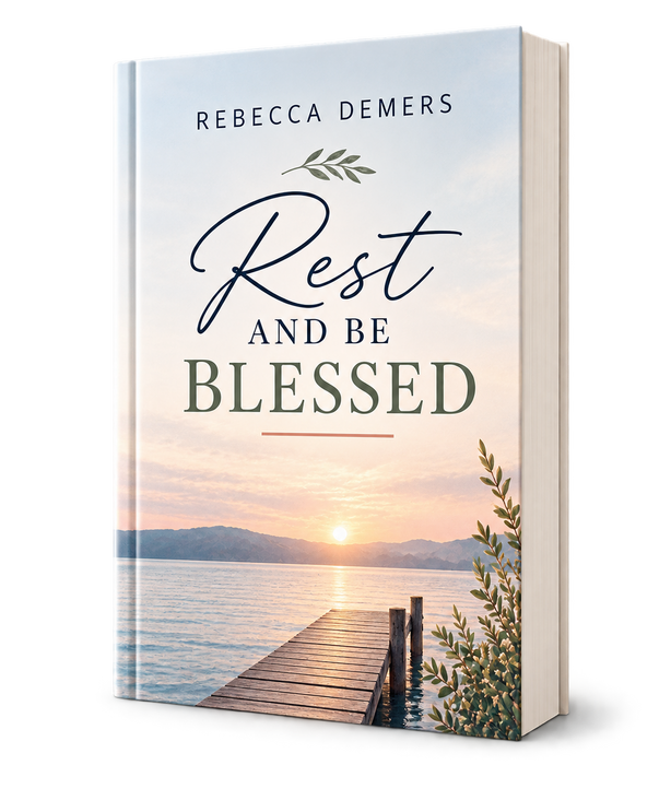 Rest and be Blessed book cover by Rebecca Demers